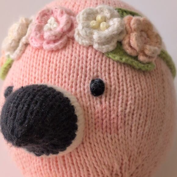 Cuddle And Kind Flamingo Penelope Ballerina Pink Bird Flower Wreath Head Piece - Picture 4 of 13